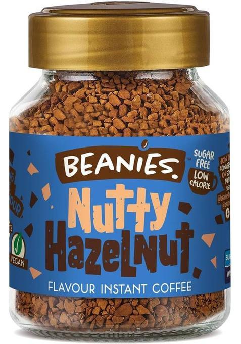 Beanies Nutty Hazelnut Sugar-Free And Low In Calories Instant Coffee (50 G, Hazelnut Flavoured)