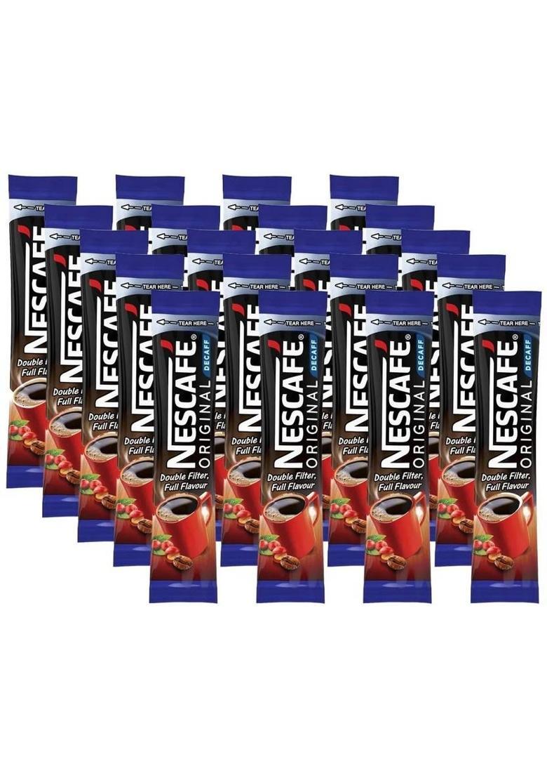 Nescafe Original Decaf Coffee Sticks Instant Coffee (20 X 1.9 G)