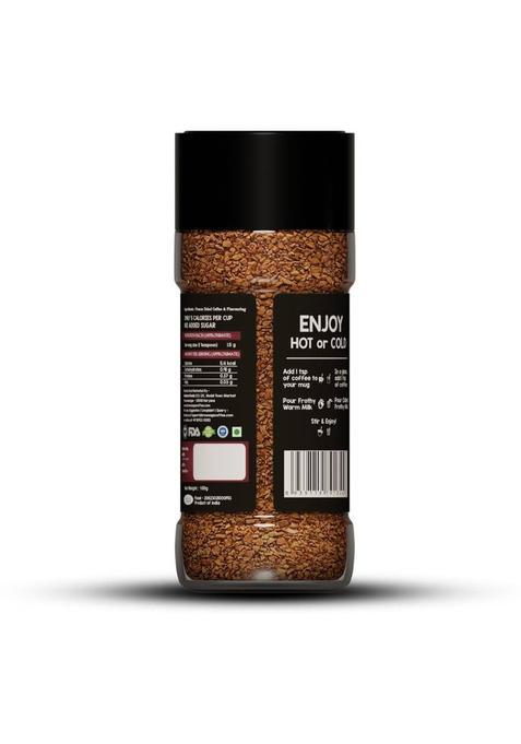 Brewsaga Arabian Mocha Instant Coffee 100% Arabica No Added Sugar Makes 50 Cups Instant Coffee (100 G, Dark Chocolate Flavoured)