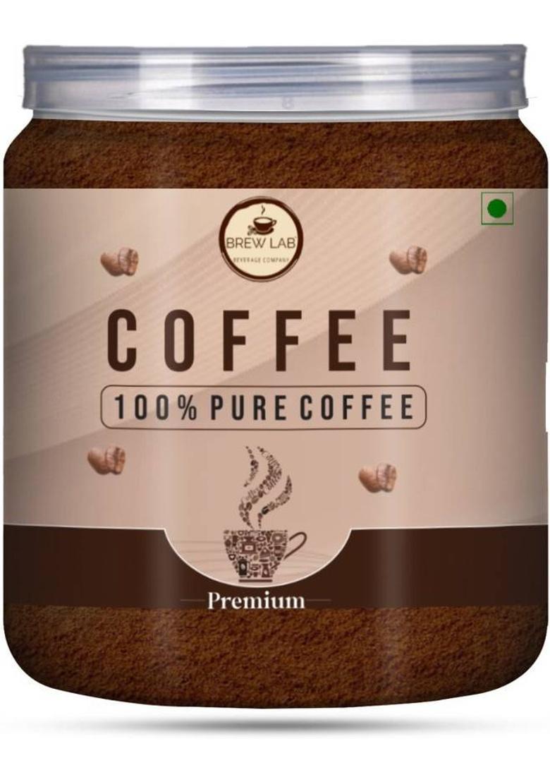 Brew Lab Coffee Powder | 100 % Pure Coffee Instant Coffee (250 G, Pure Flavoured)