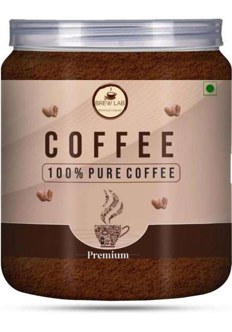 Brew Lab Coffee Powder | 100 % Pure Coffee Instant Coffee (250 G, Pure Flavoured)