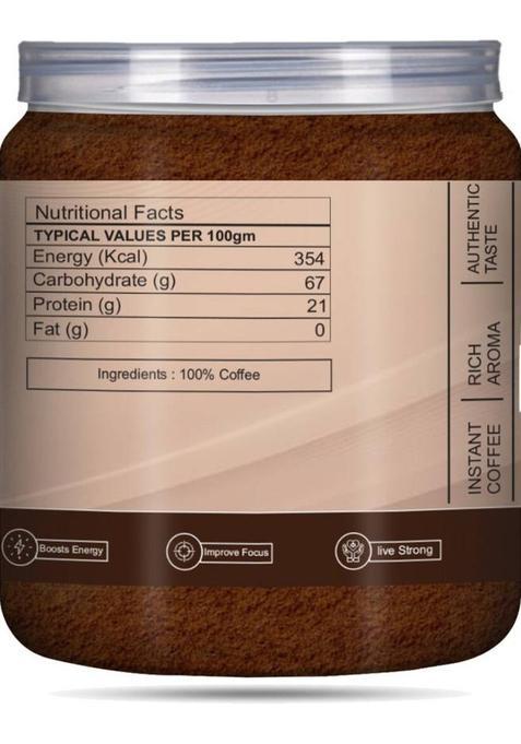 Brew Lab Coffee Powder | 100 % Pure Coffee Instant Coffee (250 G, Pure Flavoured)