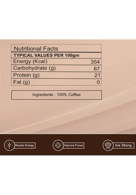 Brew Lab Coffee Powder | 100 % Pure Coffee Instant Coffee (250 G, Pure Flavoured)