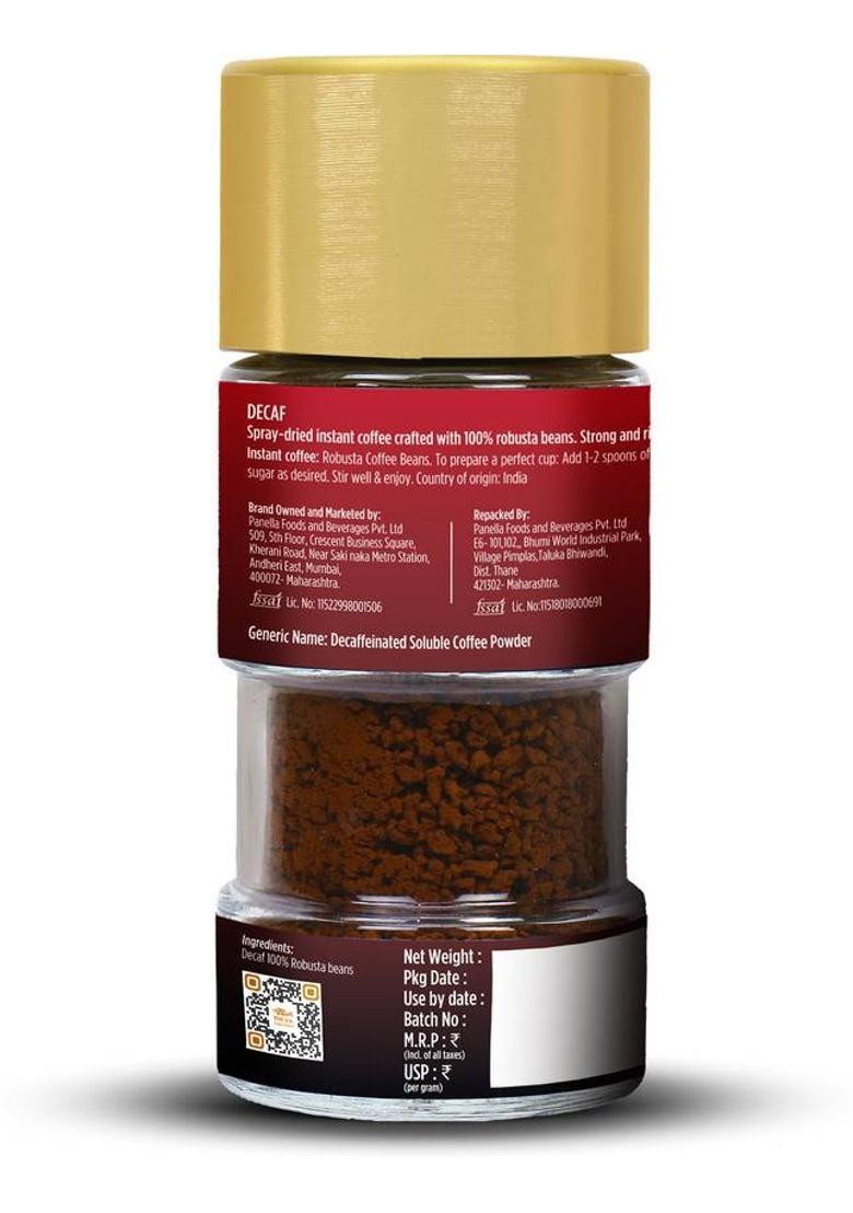 Tgl Co. Decaf Instant Coffee|100% Robusta|No Artificial Flavour|100G Instant Coffee (100 G, Pure Flavoured)