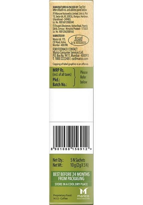 Saffola Fittify Gourmet Assorted Instant Coffee (2 X 10 G, Green Coffee Flavoured)