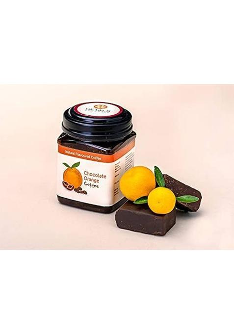 Hetals Homemade Chocolate Orange Coffee Creamy Dalgone Coffee Premix | Enjoy Hot Or Cold Instant Coffee&nbsp;&nbsp;(250 G, Chocolate, Orange Flavoured)