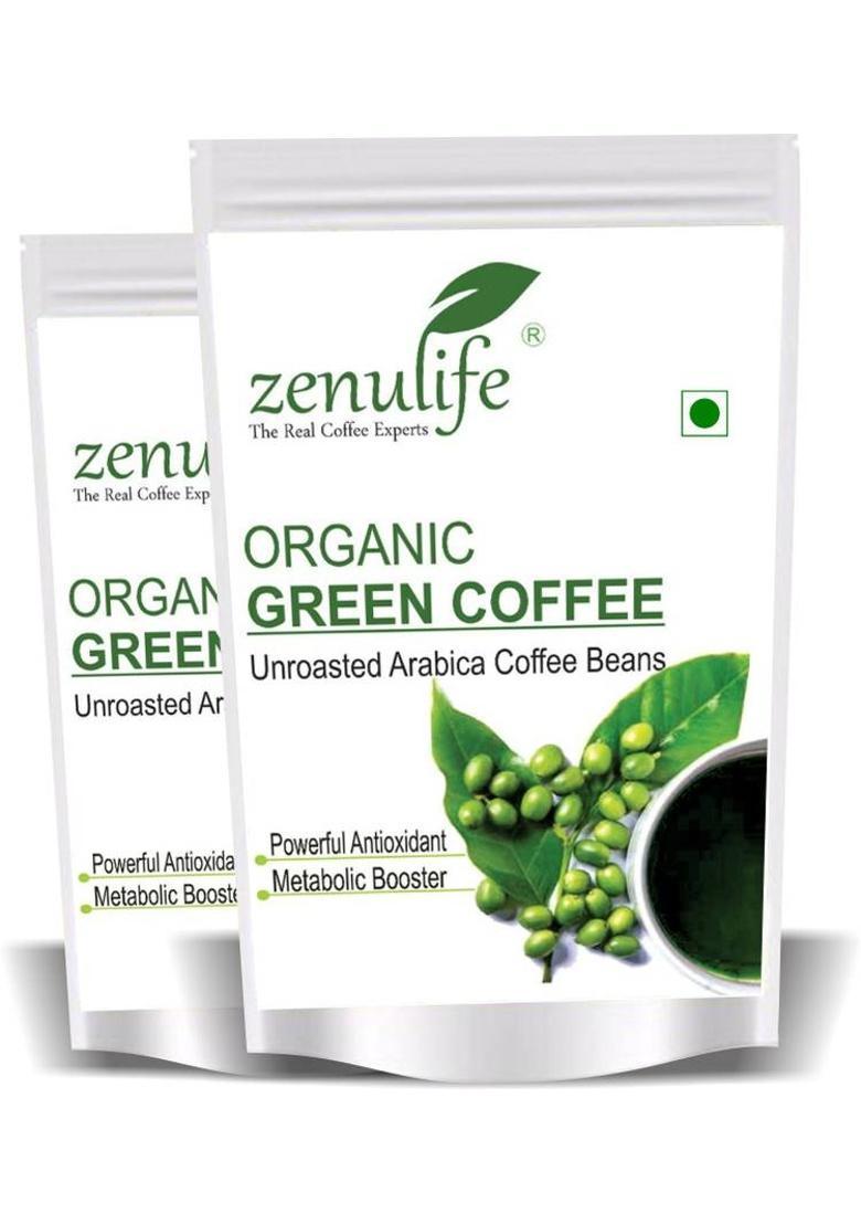 Zenulife Organic Green Coffee Beans For Weight Loss (Unroasted Arabica)