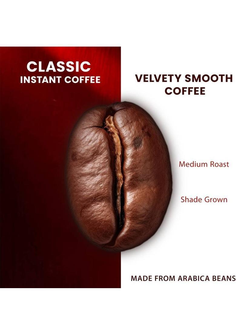 Bevzilla Classic Instant Coffee Powder – 48 Sachets | Perfect For Hot & Cold Instant Coffee (48 X 2 G)