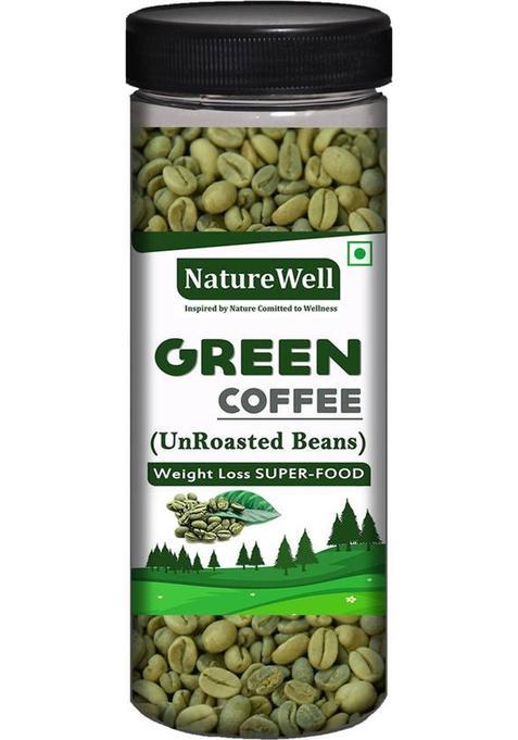 Naturewell Organics Organics Green Coffee Beans For Weight Loss Coffee Beans&nbsp;&nbsp;(200 G, Green Coffee Flavoured)