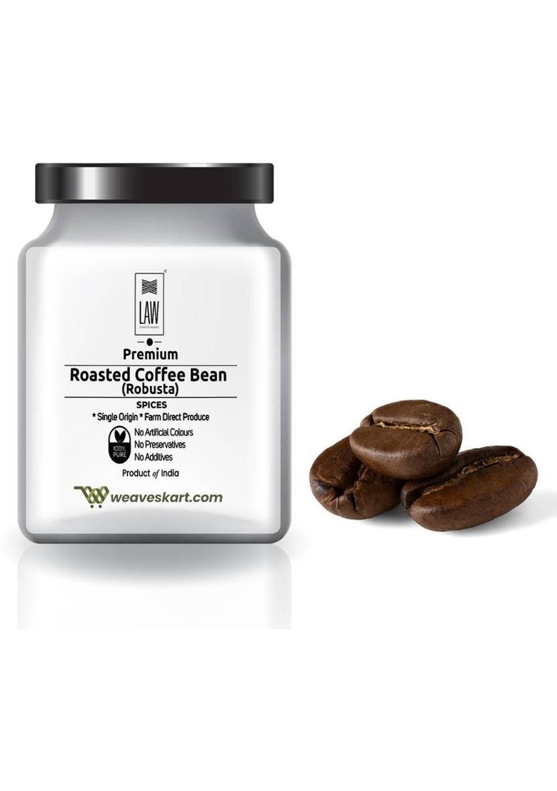 Looms & Weaves Premium Roasted Coffee Bean (Robusta) (Single Origin, Farm Direct Produce, Organically Grown & Made In Small Batches) Coffee Beans (200 G)