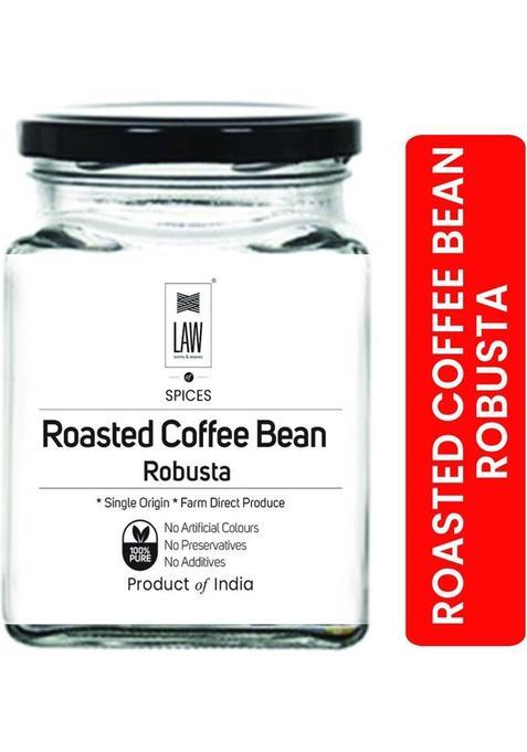 Looms & Weaves Premium Roasted Coffee Bean (Robusta) (Single Origin, Farm Direct Produce, Organically Grown & Made In Small Batches) Coffee Beans (200 G)