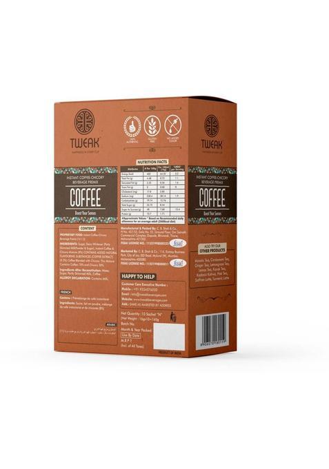 Tweak Instant Coffee Mix | Quick & Easy | Just Add Hot Water | Manual & Vending Use Instant Coffee (160 G)