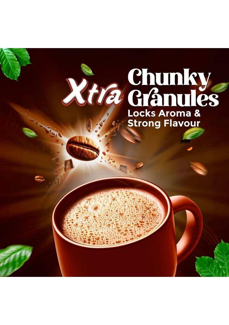 Continental Coffee Xtra Instant Coffee (8 X 50 G, Chicory Flavoured)