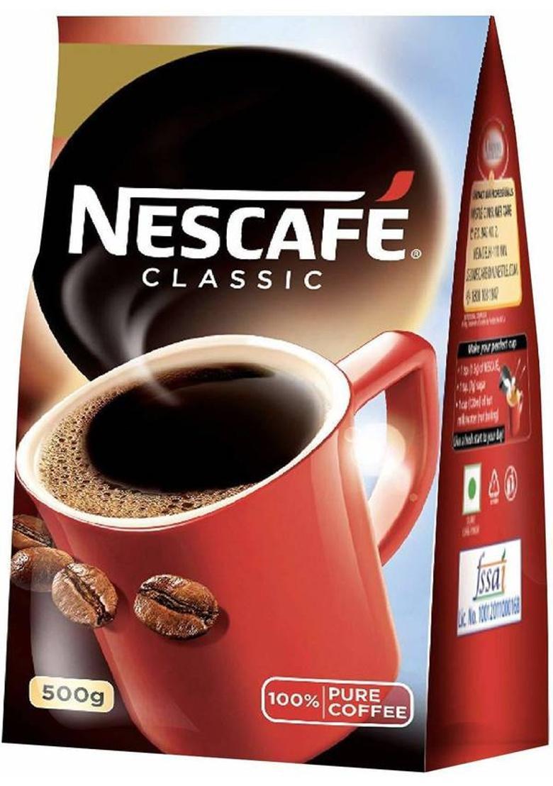 Nescafe Classic Coffee 100% Pure Coffee Instant Coffee (500 G)