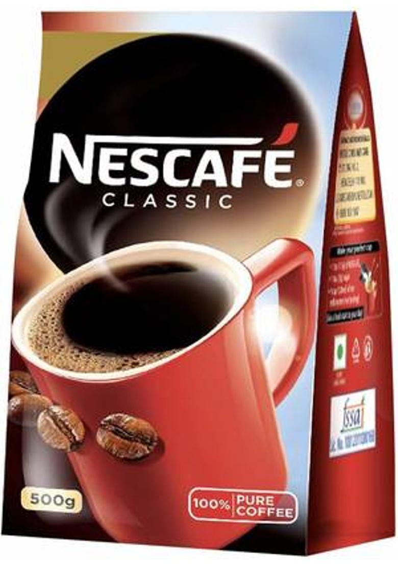 Nescafe Classic Coffee 100% Pure Coffee Instant Coffee (500 G)