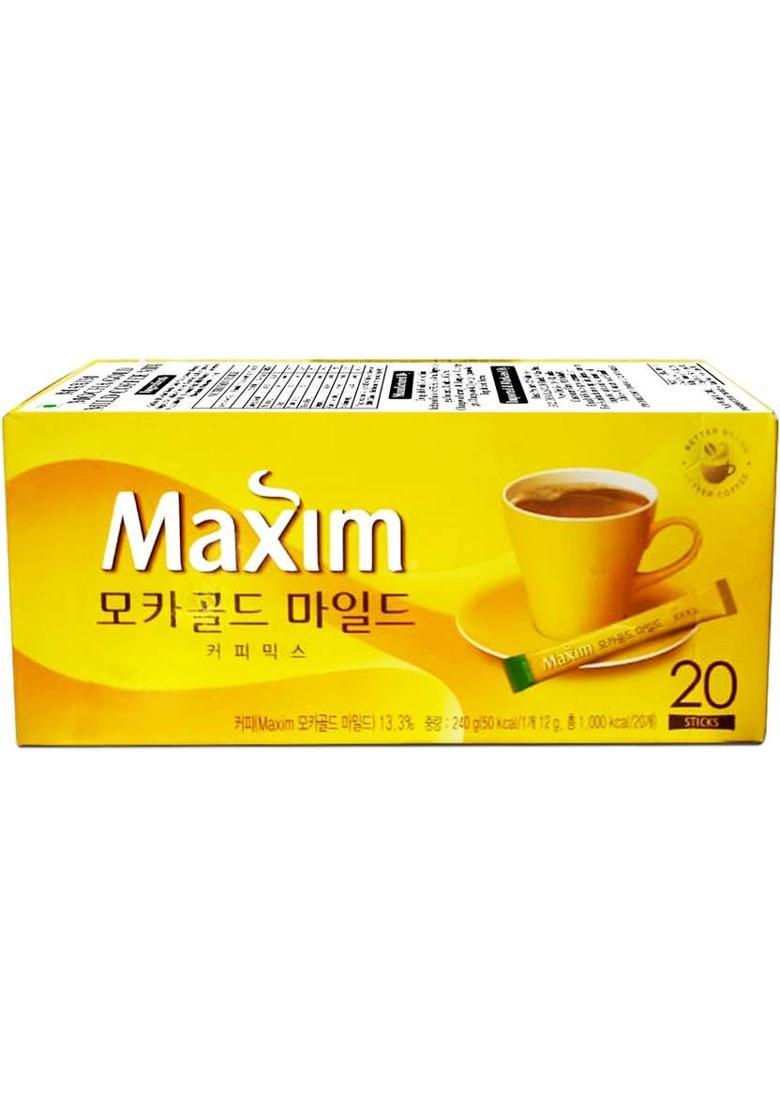 Maxim Mocha Gold Mild 20 Sticks Instant Coffee (240 G)