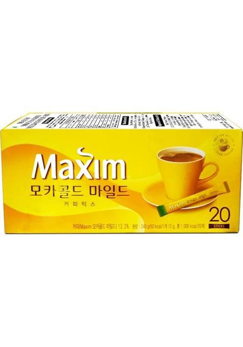 Maxim Mocha Gold Mild 20 Sticks Instant Coffee (240 G)