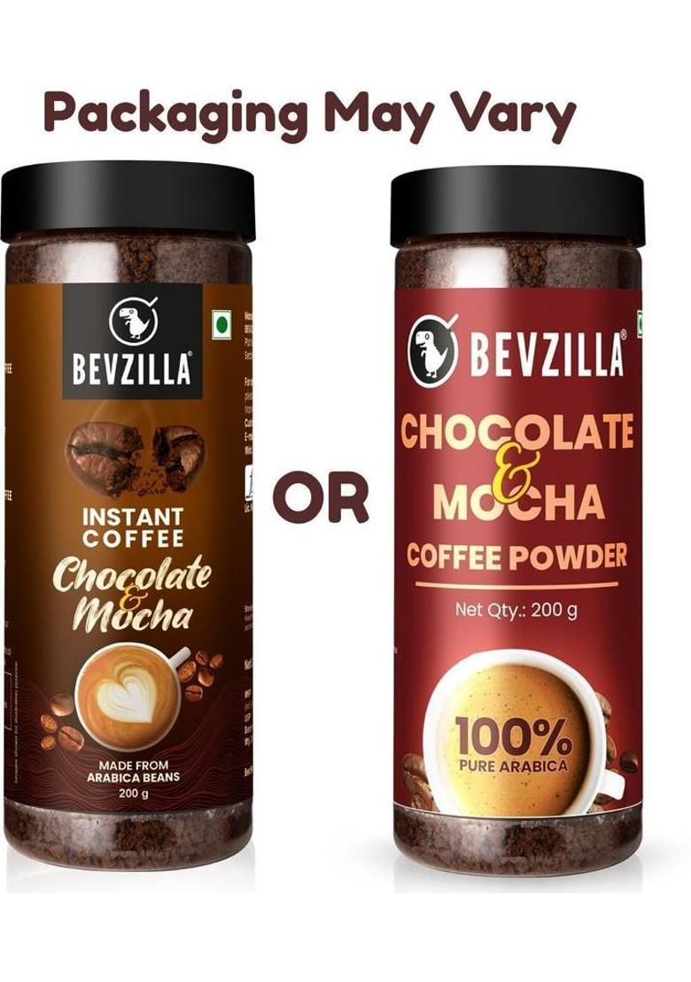 Bevzilla 200 Gram X 2 Instant (Choco-Mocha) Coffee Powder Instant Coffee (2 X 200 G, Assorted Flavoured)