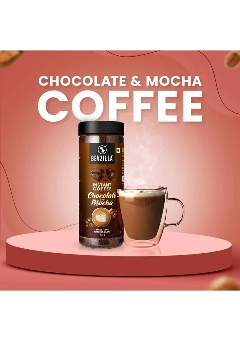 Bevzilla 200 Gram X 2 Instant (Choco-Mocha) Coffee Powder Instant Coffee (2 X 200 G, Assorted Flavoured)