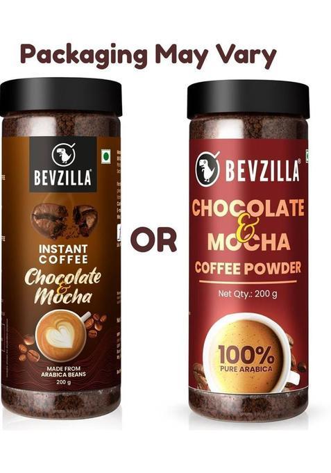 Bevzilla 200 Gram X 2 Instant (Choco-Mocha) Coffee Powder Instant Coffee (2 X 200 G, Assorted Flavoured)