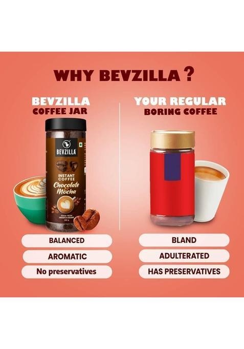 Bevzilla 200 Gram X 2 Instant (Choco-Mocha) Coffee Powder Instant Coffee (2 X 200 G, Assorted Flavoured)