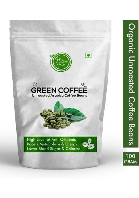 Naturewell Organics Green Coffee Beans For Weight Loss Fast (Green Coffee Beans) Coffee Beans&nbsp;&nbsp;(100 G, Green Coffee Flavoured)