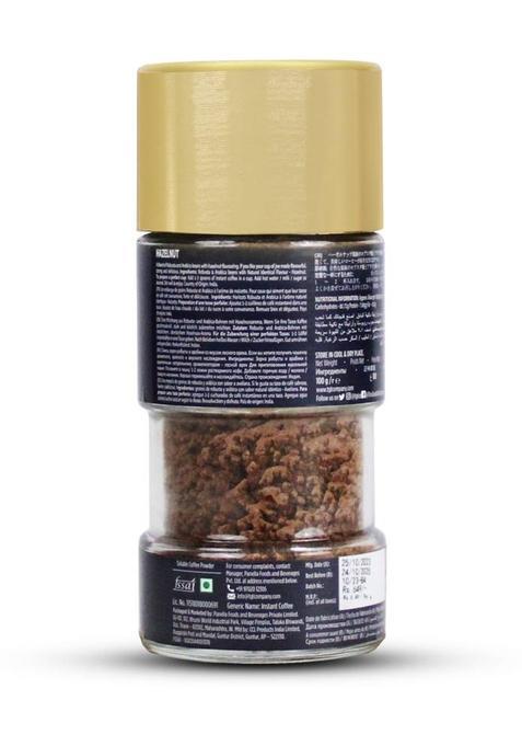 Tgl Co. Hazelnut Flavoured Instant Coffee (100 Gm) | Blend Of Arabica & Robusta Coffee Instant Coffee (100 G, Hazelnut Flavoured)