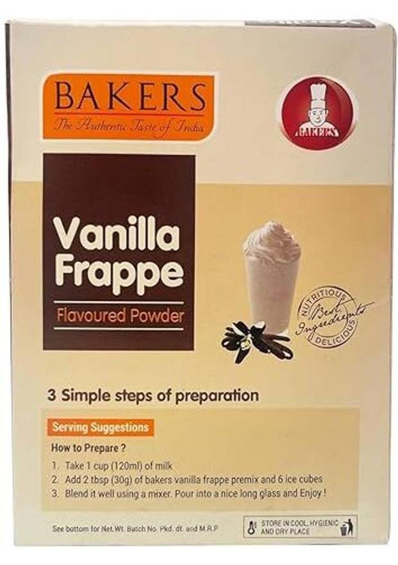 Bakers Cold Coffee Frappe Powder,Vanilla Frappe And Belgian Choco Frappe Powder Roast & Ground Coffee (3 X 100 G, Chocolate Flavoured)