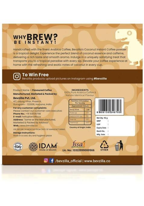 Bevzilla Instant Coffee Powder Box