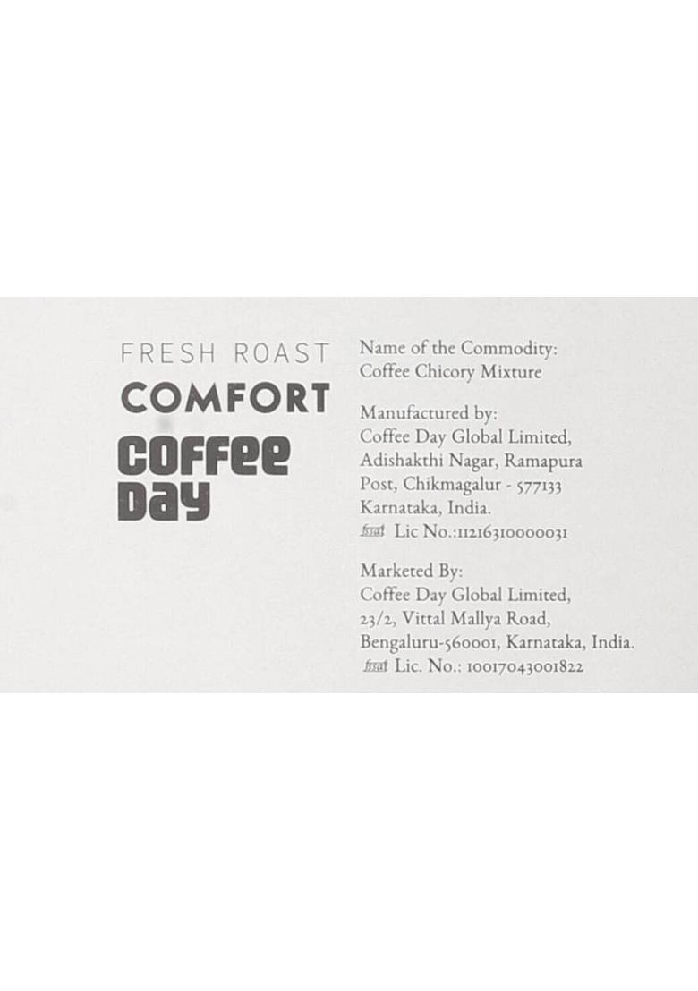 Café Coffee Day Comfort (65% Coffee 35% Chicory) Premium Filter Coffee Powder Roast & Ground Coffee (2 X 200 G)