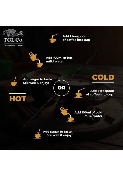 Tgl Co. Euphoria Instant Coffee Powder | Makes Great Iced Coffee Instant Coffee (100 G)