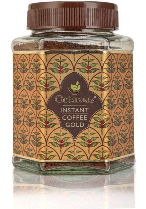 Octavius Gold Instant Coffee, Pure Granulated Coffee, Made From The Finest Beans Handpicked From Premium Plantation Of South India Instant Coffee&nbsp;&nbsp;(100 G)