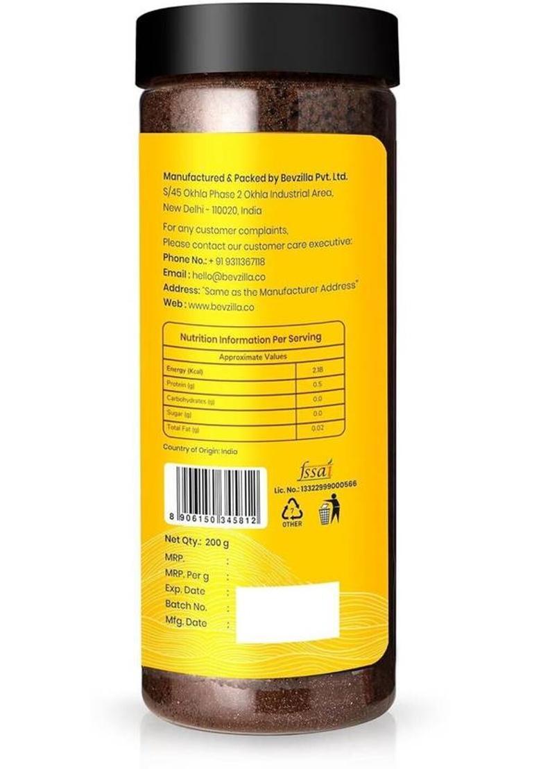 Bevzilla 200 Grams X 2 Hazelnut Instant Coffee Powder| Hot & Cold Instant Coffee (2 X 200 G, Hazelnut Flavoured)