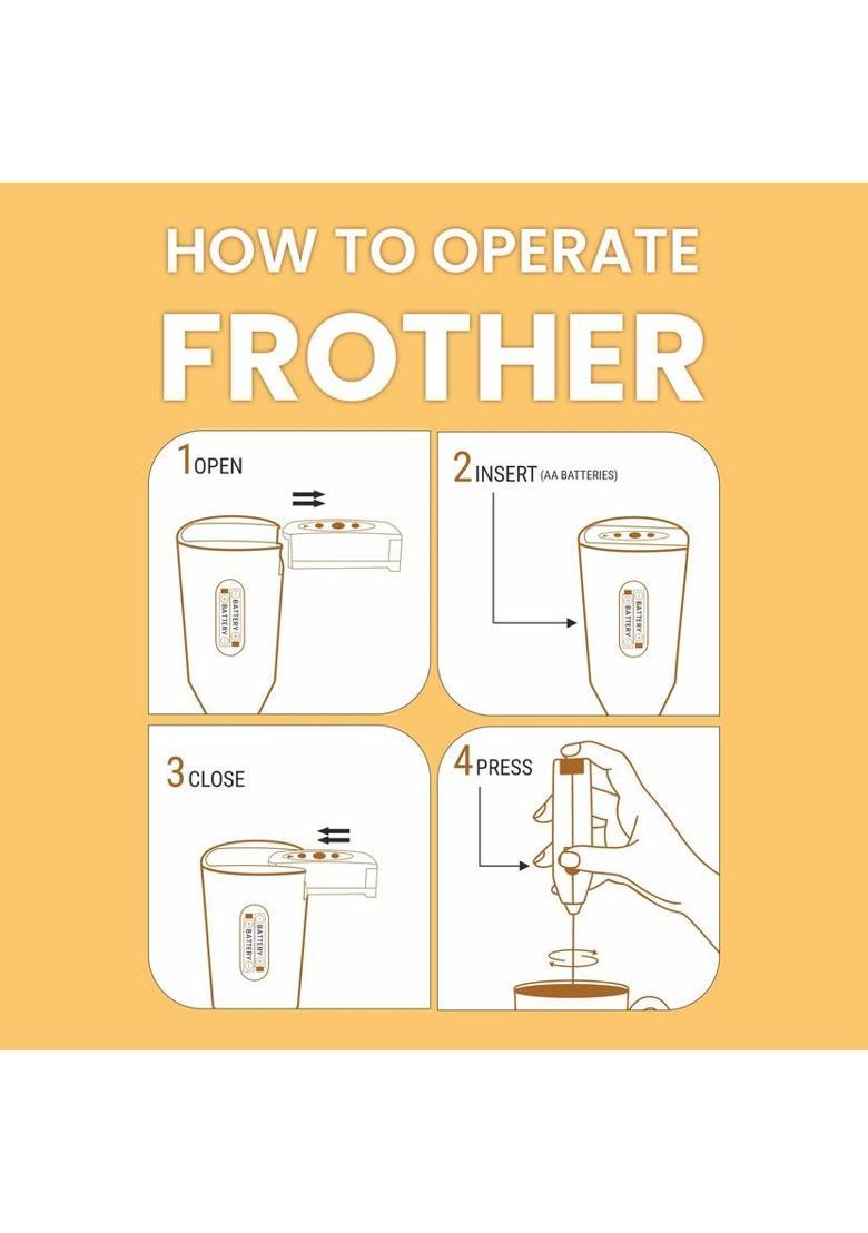 Bevzilla Instant Coffee Powder-48 Coffee Sachets & Frother|Café Coffee Kit| Instant Coffee (48 X 2 G, Vanilla, Unflavoured, Butterscotch, Hazelnut Flavoured)