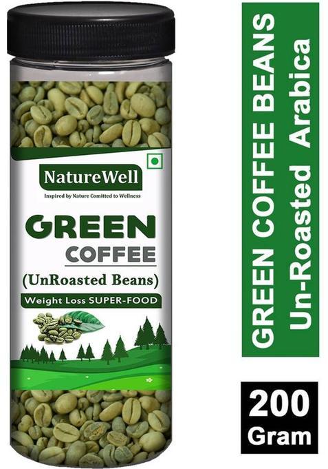 Naturewell Green For Weight Loss (Unroasted) Coffee Beans (200 G)