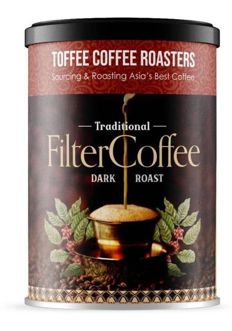 Toffee Coffee Roasters South India Traditional Filter Coffee | Specialty Blend Filter Coffee (200 G, Pure Flavoured)