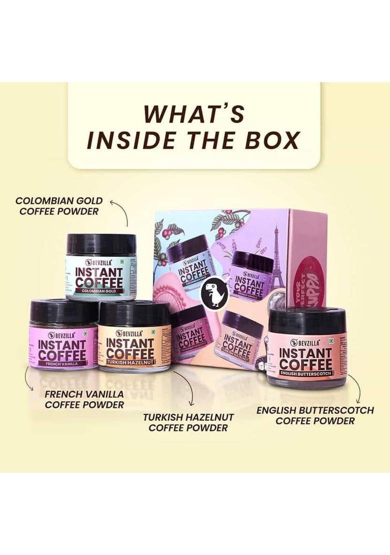 Bevzilla Instant Coffee Powder Mini Box
