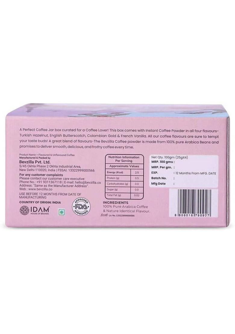 Bevzilla Instant Coffee Powder Mini Box