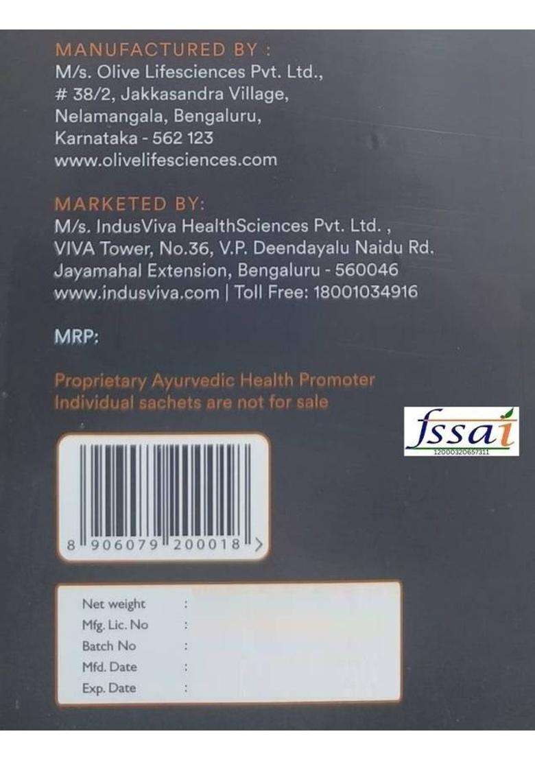 Abg Indusviva I Coffee Black | Indus Viva Coffee For Diabetes Management 50 Sachets Instant Coffee&nbsp;&nbsp;(500 G, Chocolate Flavoured) - Indya