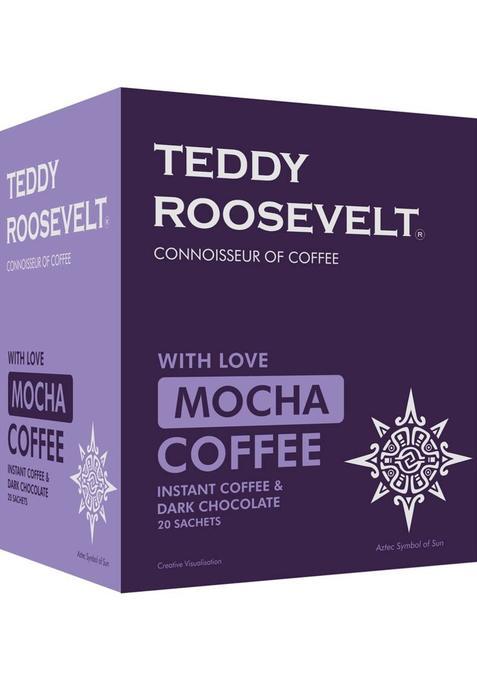 Teddy Roosevelt Dark Chocolate Mocha Instant Coffee, 50G Instant Coffee&nbsp;&nbsp;(50 G, Chocolate Flavoured)