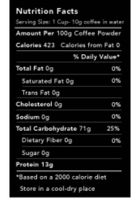 Colombian Brew Arabica Espresso Filter Coffee Powder, Roast & Ground Strong Roast & Ground Coffee (1000 G)