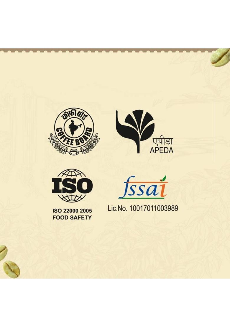 Greenbrrew Instant Green Coffee Beans Extract Instant Coffee (60 G, Green Coffee, Plain Flavoured)