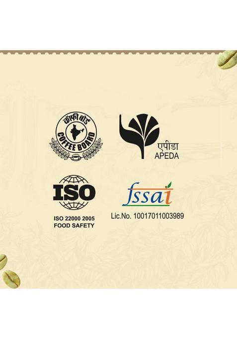 Greenbrrew Instant Green Coffee Beans Extract Instant Coffee (60 G, Green Coffee, Plain Flavoured)