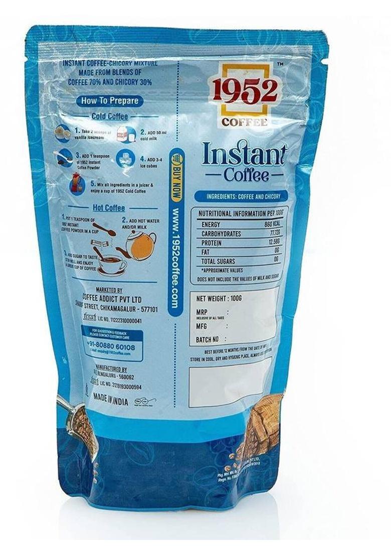 1952 Instant Coffee Powder