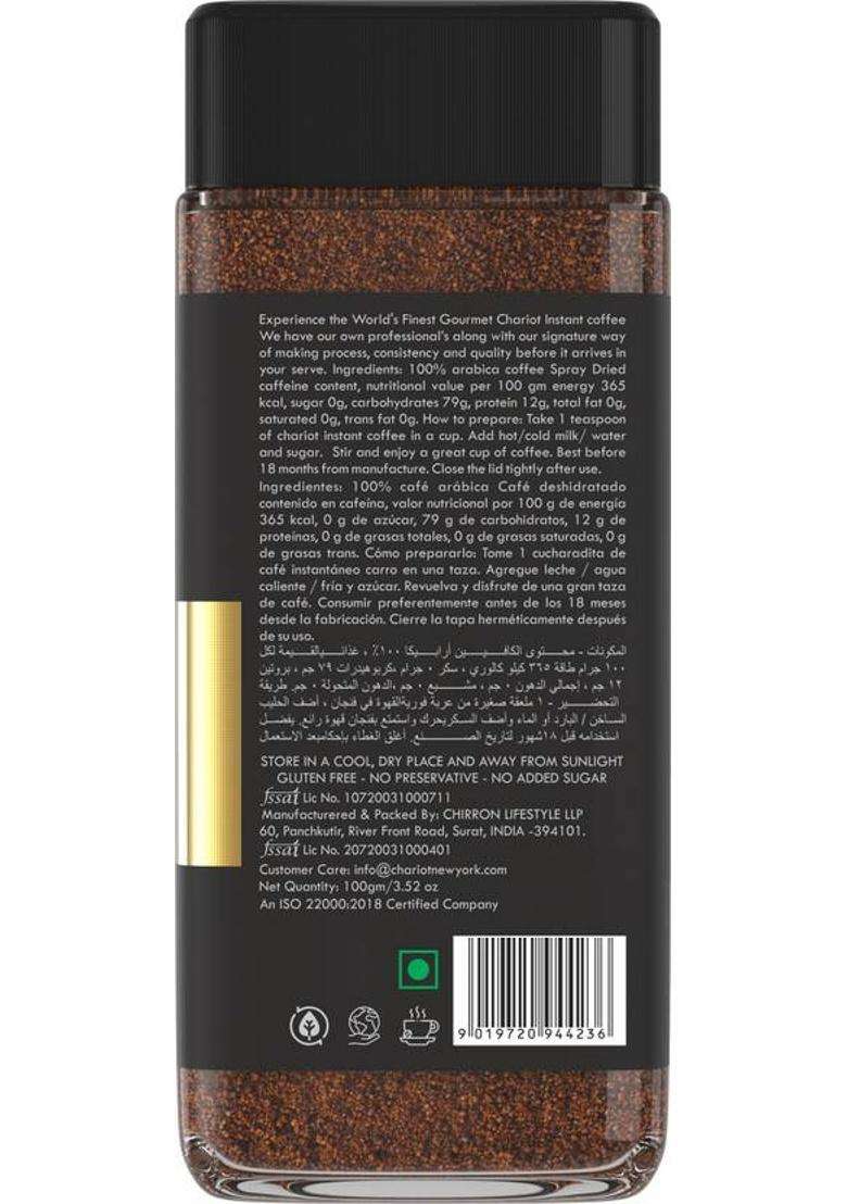 Chariot New York Arabica Rich Aroma Instant Coffee&nbsp;&nbsp;(100 G) - Indya