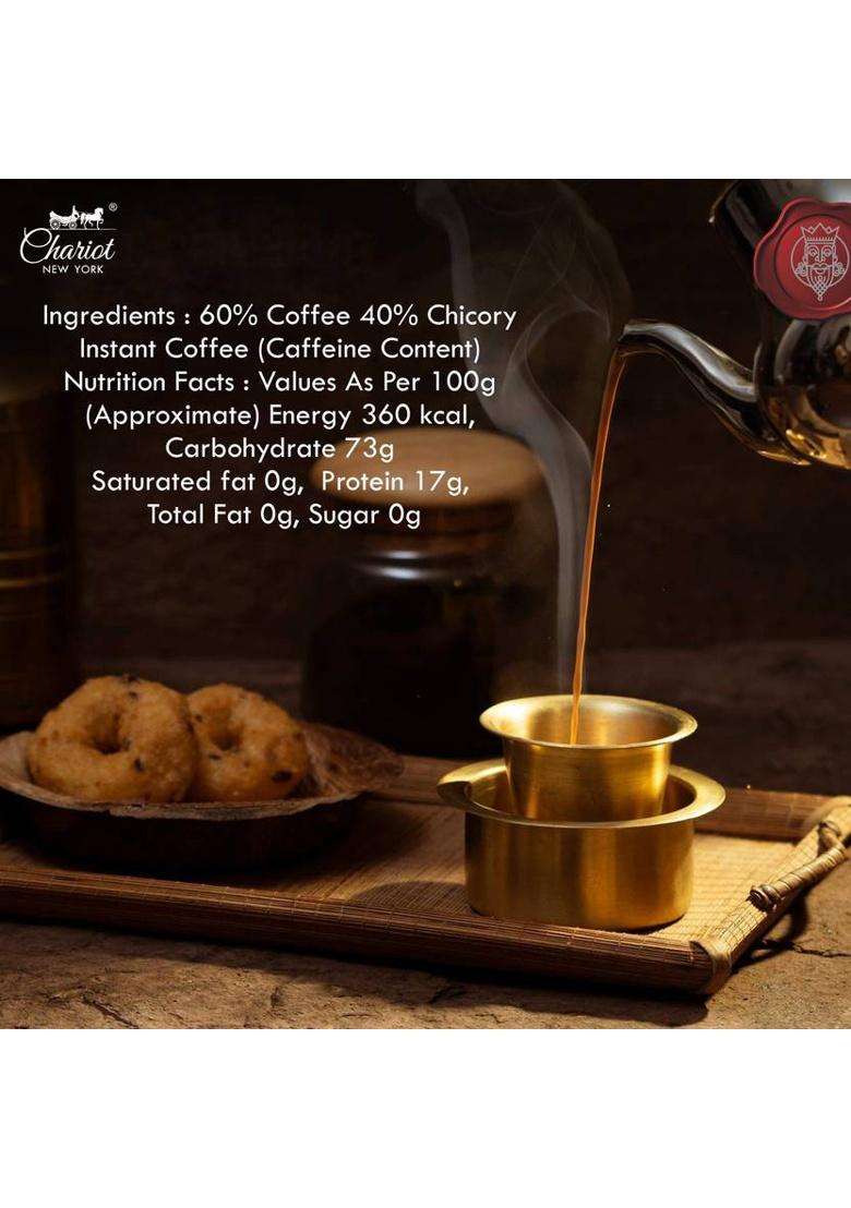 Chariot New York Rich And Dark Instant Coffee&nbsp;&nbsp;(250 G, Chicory Flavoured) - Indya