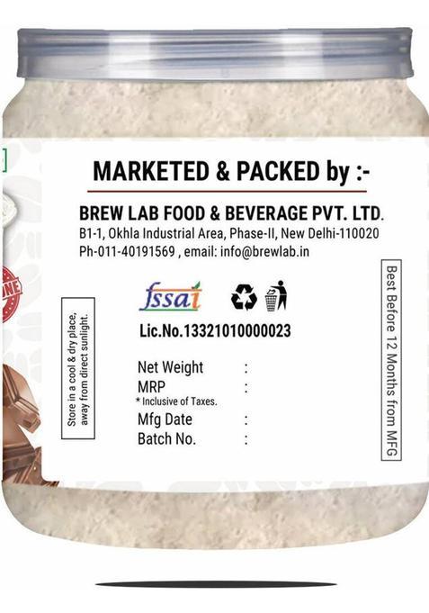 Brew Lab Chocolate Cold Coffee Premix | Blend Of Chocolate | Instant Coffee (250 G, Chocolate Flavoured)