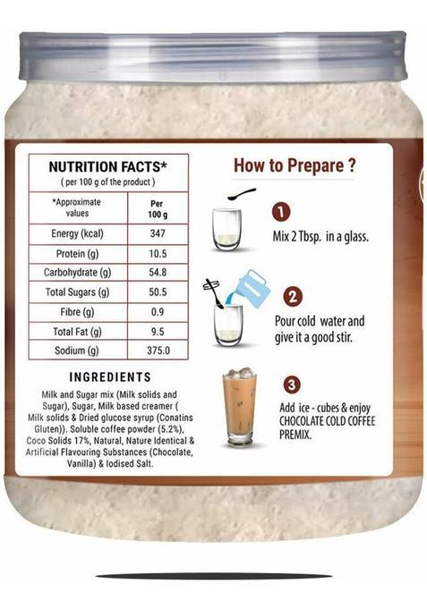 Brew Lab Chocolate Cold Coffee Premix | Blend Of Chocolate | Instant Coffee (250 G, Chocolate Flavoured)