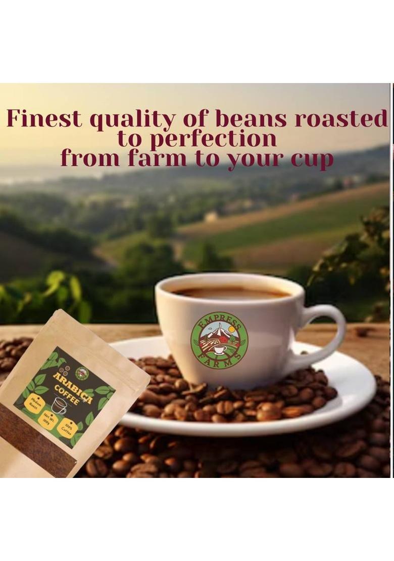 Empress Farms 100% Arabica I Ground Coffee Powder I Medium Roast I Roast & Ground Coffee (100 G)