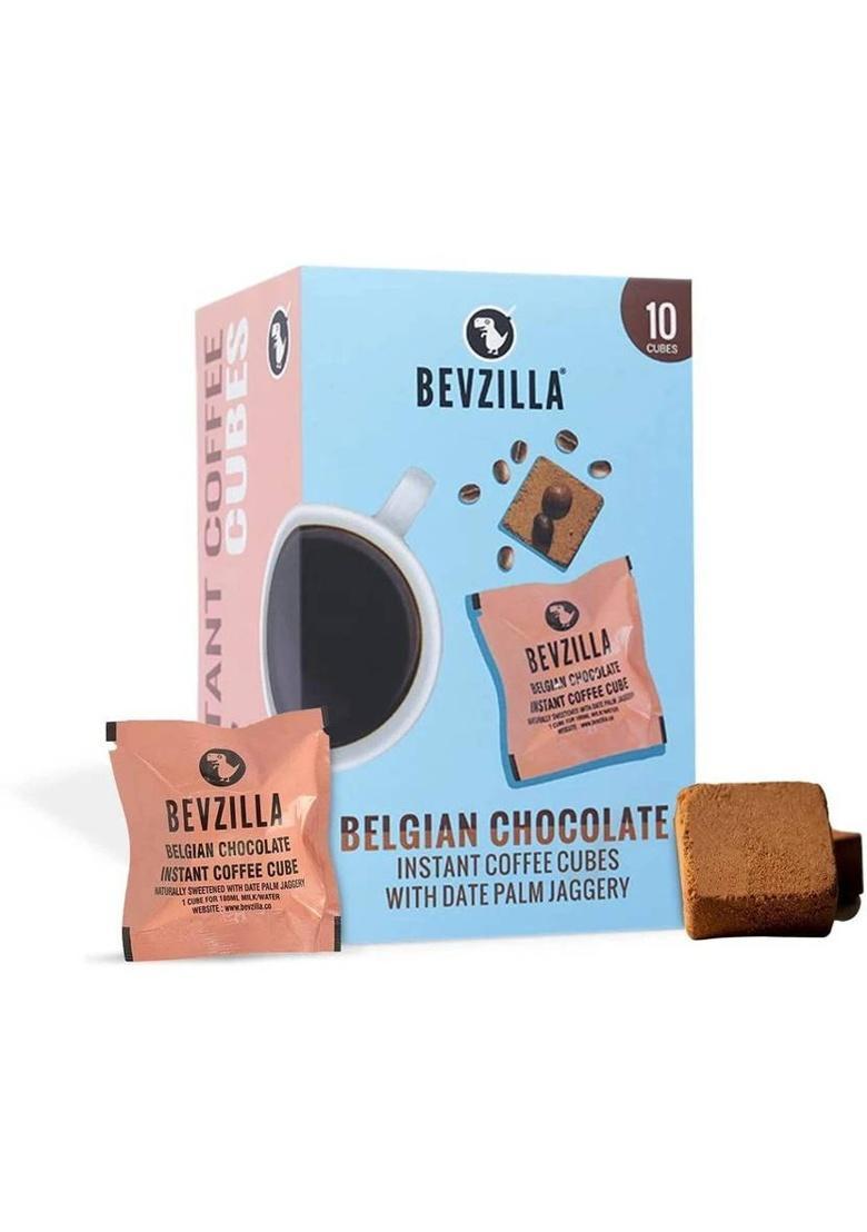 Bevzilla 10 Instant Coffee Cubes With Organic Date Palm Jaggery
